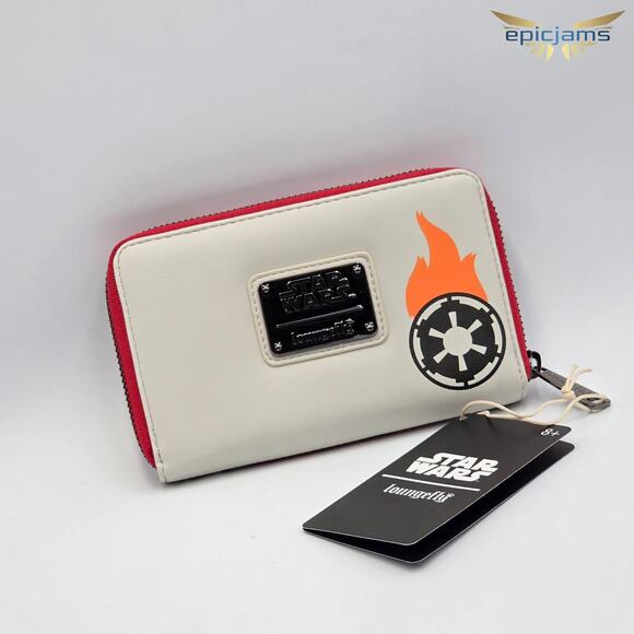 Loungefly Star Wars Incinerator Trooper Cosplay Mini Backpack & Wallet Set New - Picture 8 of 8